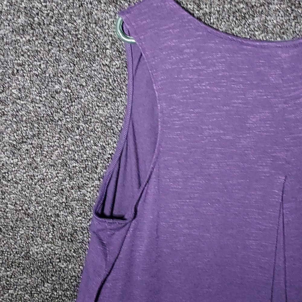 Faded Glory 2X (18W 20W) Purple Tank Top Shirt - Picture 12 of 13